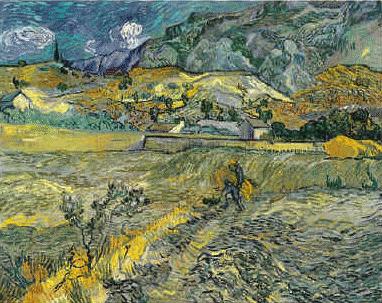 Vincent Van Gogh Landscape at Saint-Remy Sweden oil painting art